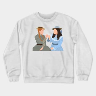 Anne and Diana Pinky Swear Oath Promise Fan Art Crewneck Sweatshirt